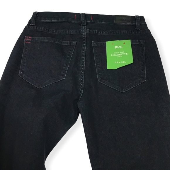 BDG Brand New Women’s Blue Beaded High Rise Cigarette Ankle Jeans Size 27 - Picture 7 of 8